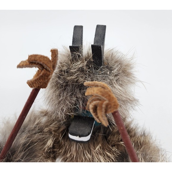 Vintage N. Desiderio Navajo "Antelope" Dancer Kachina Katsina Doll 7.5" - Picture 10 of 14